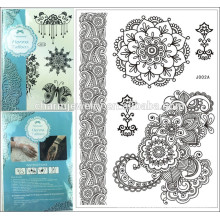 New Temporary Tattoo Exquisite Lace Decoration Black and White,Leg/arm/thigh, Waterproof Tatoo Sticker